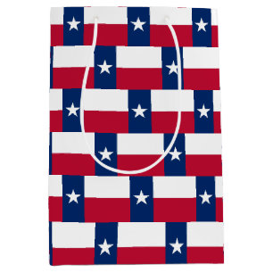 Gift Bag with flag of Texas, USA