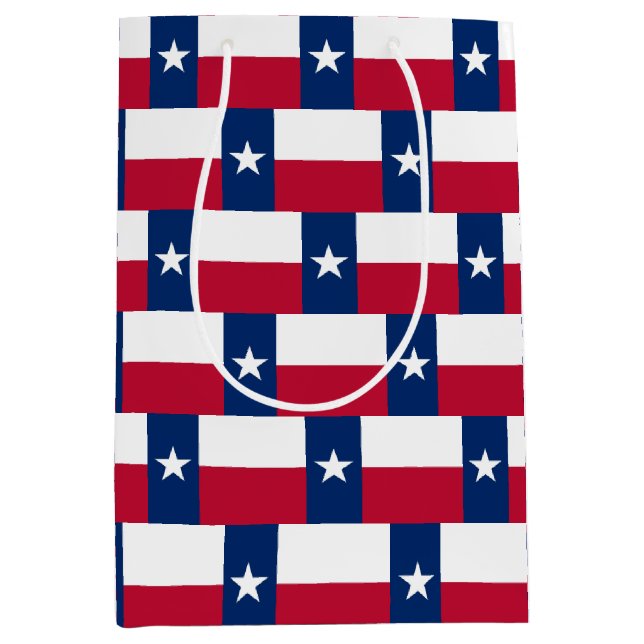 Gift Bag with flag of Texas, USA (Front)
