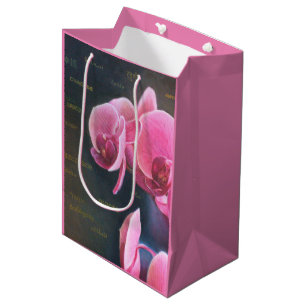 gift bag with orchid
