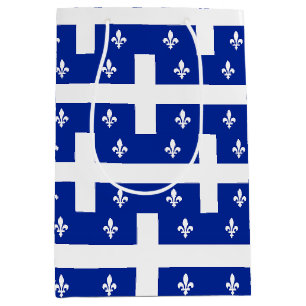 Gift Bag with Quebec flag, Canada