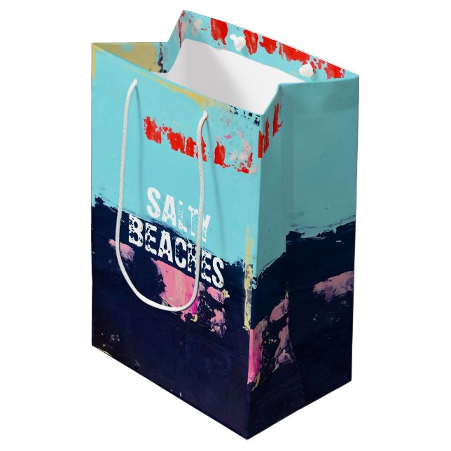 Gift Bag with salty beach vibe (Front Angled)