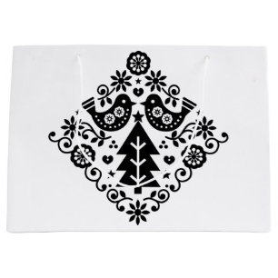 GIFT BAGS NORWEGIAN CHRISTMAS DESIGN