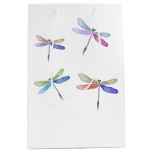 Gift Bags | Watercolor | DragonFly