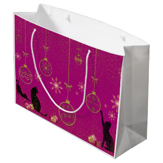 Gift Bags - Whimsical cat enthusiast.