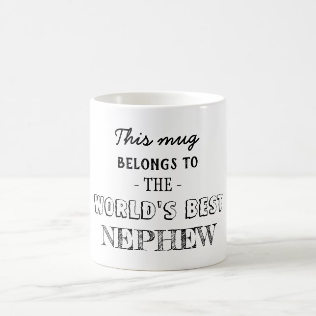 Gift Belongs to best nephew Coffee Mug (Center)