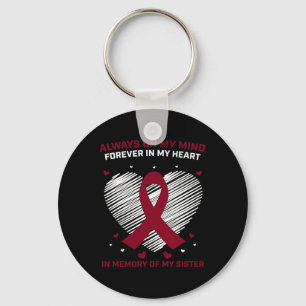 Gift Blood Cancer Products Sister Multiple Myeloma Key Ring