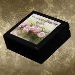 Gift Box Jewellery Keepsakes Faith Scripture<br><div class="desc">Gift box with lacquered wood keepsake jewellery or trinket  box with tile with the scripture "For we walk by faith,  not by sight."
2 Corinthians 5:7.</div>