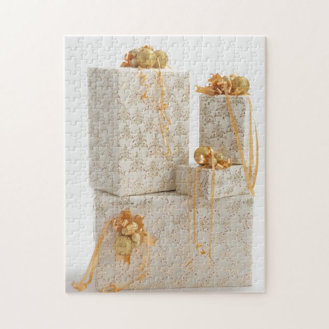 Gift box jigsaw puzzle (Vertical)