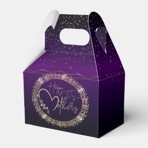 Gift Box Mother's Day with Golden Roses