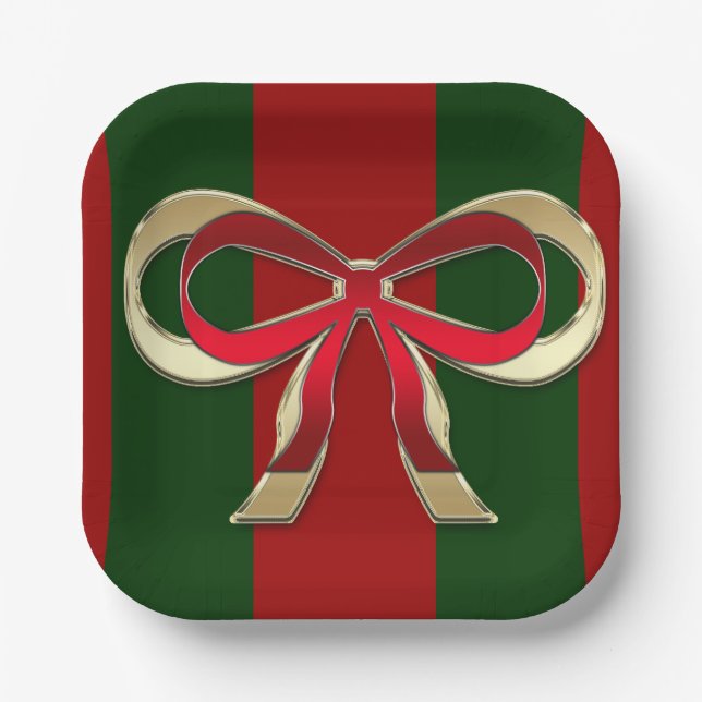gift box paper plate (Front)