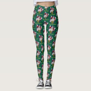 Gift Box Snowman Merry Christmas! Surprise Cartoon Leggings