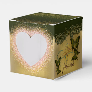 Gift Box with Butterfly Thank You