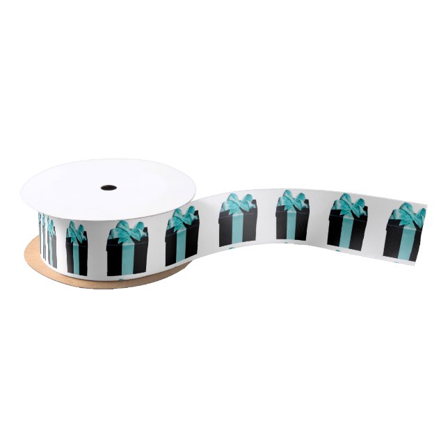 Gift Box with satin bow Ribbon (Spool)