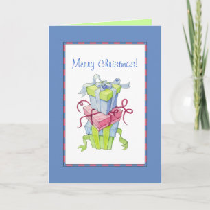 Gift Boxes Christmas Card