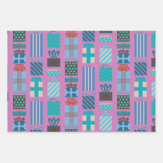 Gift Boxes Wrapping Paper