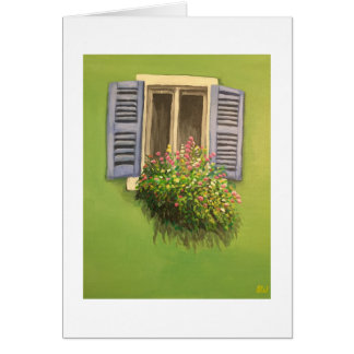 Gift card 5x7 flower box painting