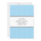 Gift Card Baby Shower Invitation, Baby Blue, Grey