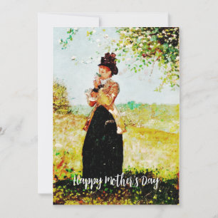 Gift Card for Mother's Day/Classic Victorian Lady 