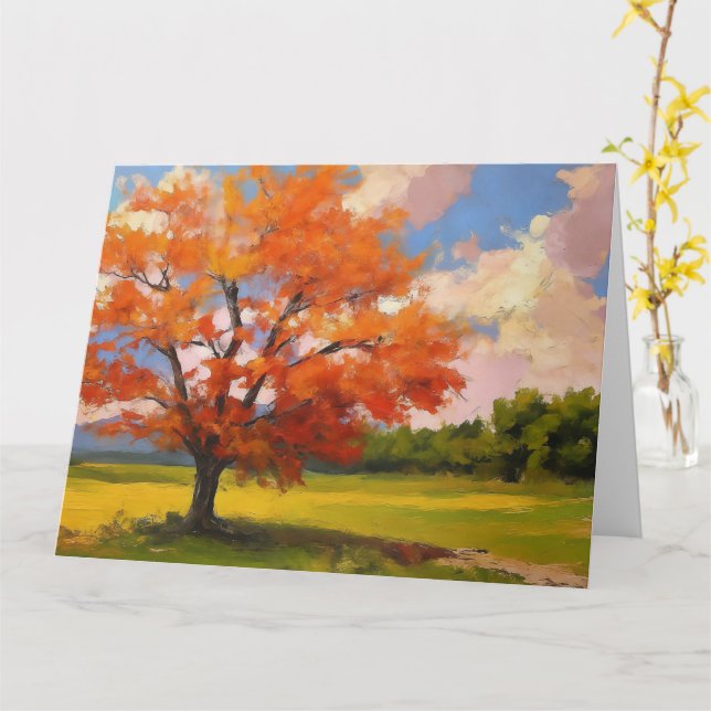 Gift card to express one's thoughts (Yellow Flower)