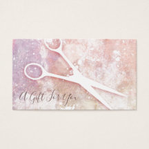 gift card xmas hair stylist granite pink