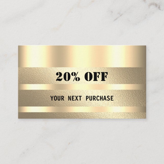 Gift certificate (Front)