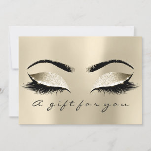 Gift Certificate Champaigne Lash Beauty Makeup