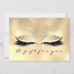 Gift Certificate Champaigne Lash Beauty Makeup
