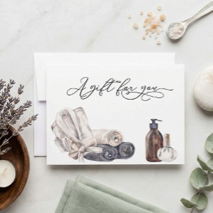 Gift Certificate Day Spa Salon Massage