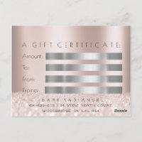 Gift Certificate Electrolysis Hair Removal Grey