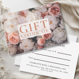 GIFT CERTIFICATE Floral