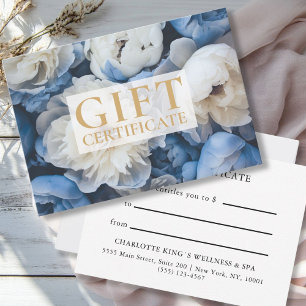 GIFT CERTIFICATE    Floral  