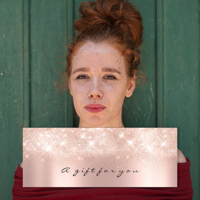 Gift Certificate Glitter Spark Grey  Makeup Small1 (Gift Certificate Glitter Spark Gray Makeup Small)