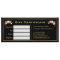 Gift Certificate Gold Floral Black & White Stripes
