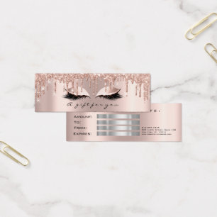 Gift Certificate Grey Rose Spark Lash Makeup Small