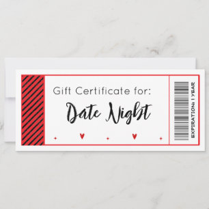Gift Certificate Holiday Card