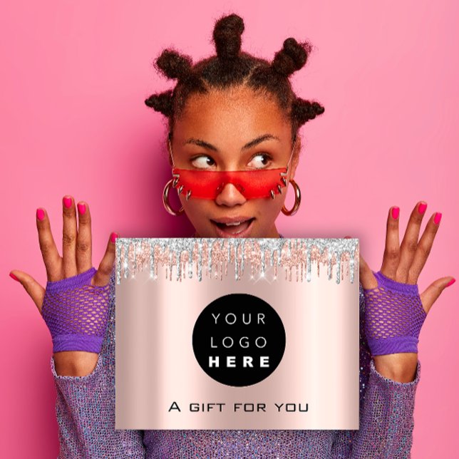 Gift Certificate Holidays Beauty Rose Makeup Logo Postcard (Gift Certificate Holidays Beauty Rose Makeup Logo Postcard)