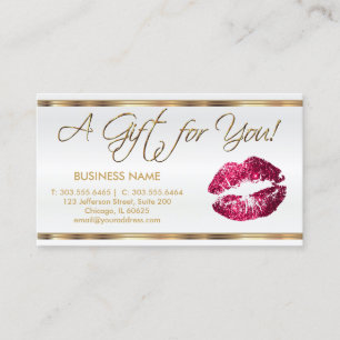Gift Certificate Hot Pink Lipstick Business