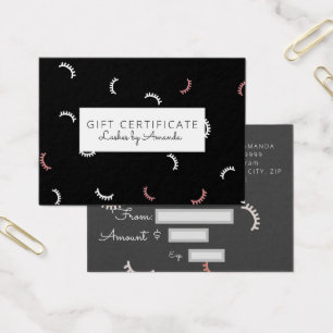 Gift Certificate Lash Extensions