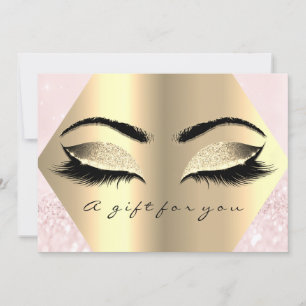 Gift Certificate Lash Pink Diamond Beauty Makeup
