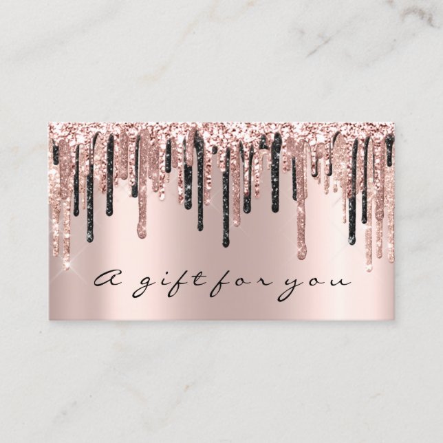 Gift Certificate Nails Makeup Eyelash Rose Drip (Front)