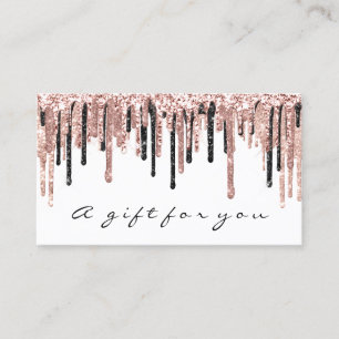 Gift Certificate Nails Makeup Eyelash Rose White