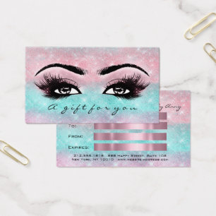 Gift Certificate Ocean Rose Ombre Lashes Makeup