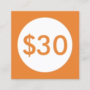 gift certificate orange spot