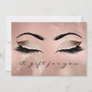 Gift Certificate Skin Skin Gold Lash Beauty Makeup