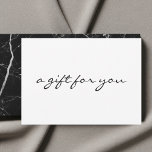 Gift Certificate Voucher Minimalist Card<br><div class="desc">gift certificate</div>