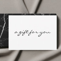 Gift Certificate Voucher Minimalist
