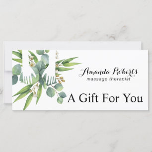 Gift Certificates Botanical Massage Therapy Spa