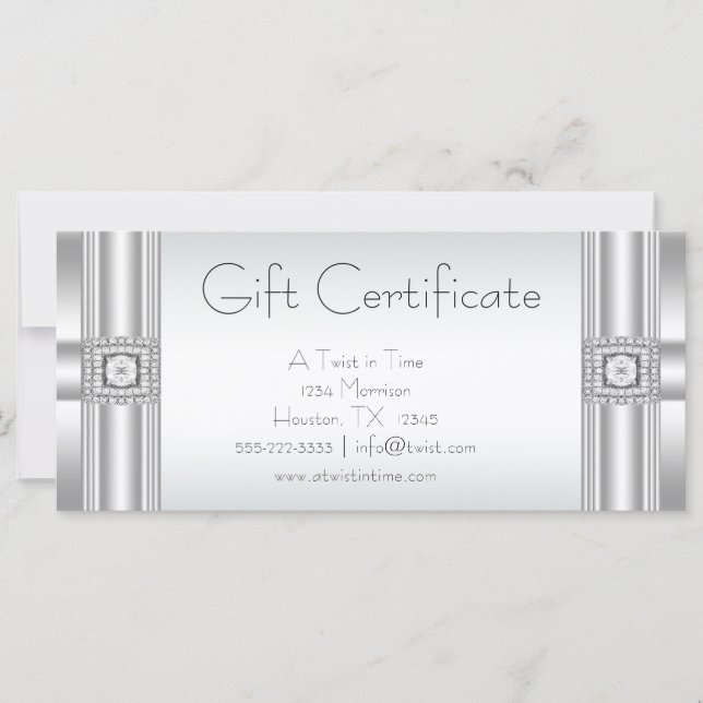 Gift Certificates Business Gift Certificates (Front)