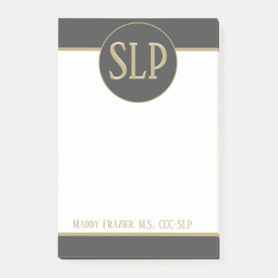 Gift! Customised Speech Pathologist post it notes