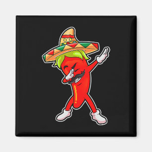 Gift Cute Chilli Dabbing Pepper Mexican Hot Jalape Magnet